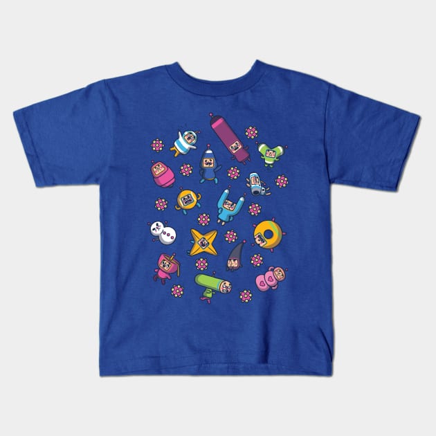 Cousins Kids T-Shirt by hoborobo